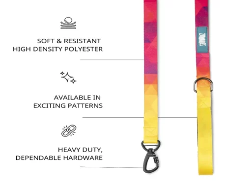 Zoomiez Solar Printed Dog Leash at ithinkpets.com (2)
