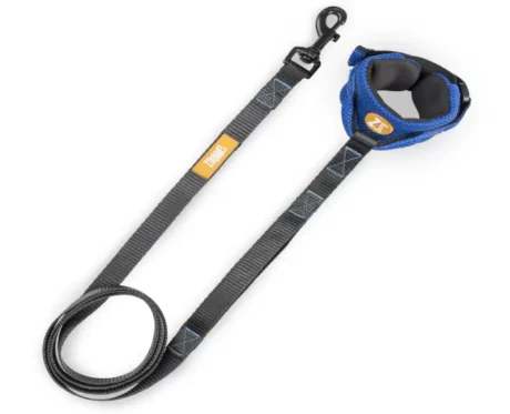 Zoomiez Hands Free Mesh Dog Leash - Royal Blue at ithinkpets.com (1)