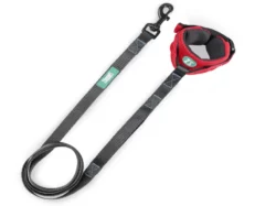 Zoomiez Hands Free Mesh Dog Leash - Red at ithinkpets.com (1)