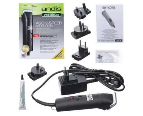 Andis AGCB Clipper Set for Dog And Cat Black at ithinkpets.com (2)