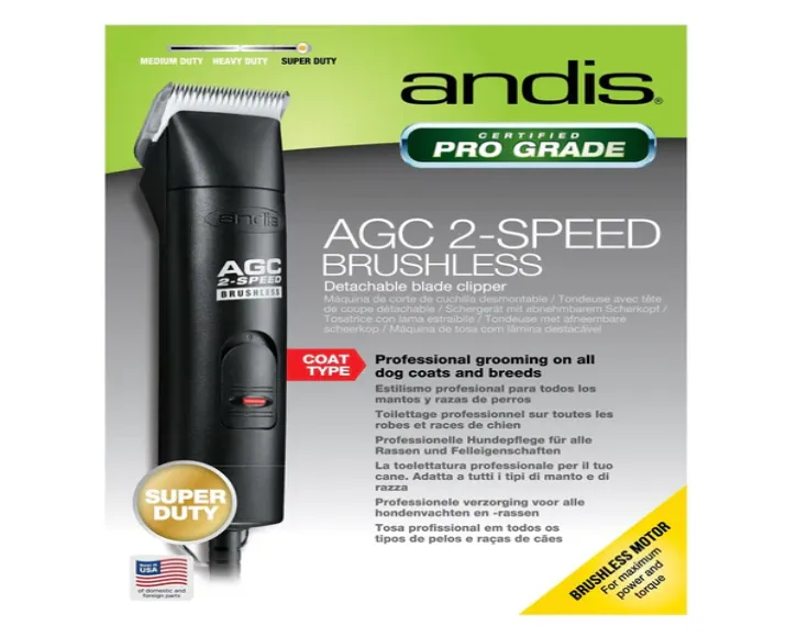 Andis AGCB Clipper Set for Dog And Cat Black at ithinkpets.com (4)