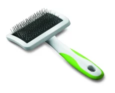 Andis Firm Slicker Pet Brush, Lime Green at ithinkpets.com (1)