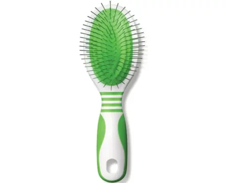 Andis Large Pin Brush For Pets, Lime Green at ithinkpets.com (1)