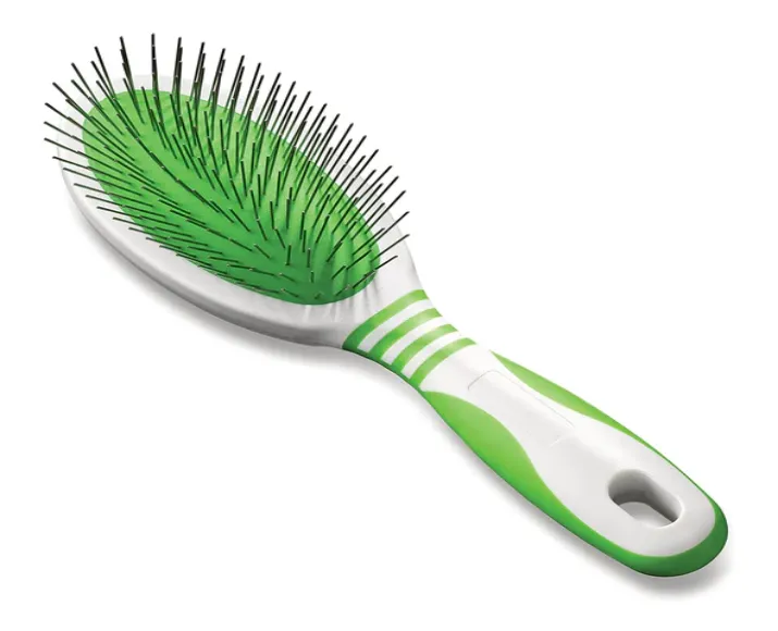 Andis Large Pin Brush For Pets, Lime Green at ithinkpets.com (3)