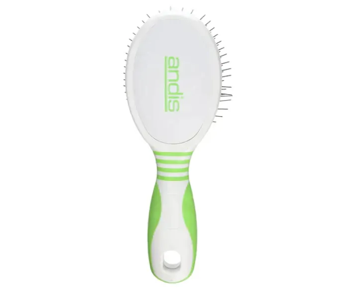 Andis Large Pin Brush For Pets, Lime Green at ithinkpets.com (4)