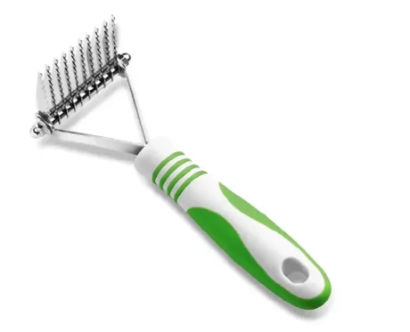 Andis Dematting Rake, Lime Green at ithinkpets.com (1)