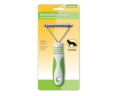 Andis Pet Dematting Rake, Lime Green at ithinkpets.com (2)