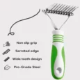 Andis Dematting Rake Comb for Dogs, Lime Green