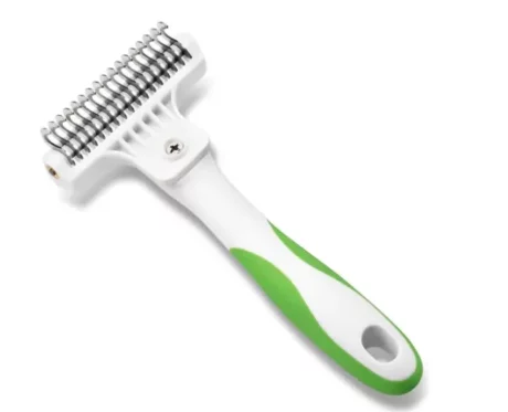 Andis Deshedding Tool, Lime Green at ithinkpets.com (1)