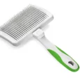 Andis Self-Cleaning Slicker Pet Brush, Lime Green