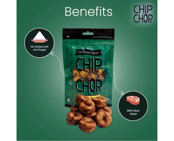 Chip Chops Chicken Donut Gourmet Dog Treats, 80 Gms at ithinkpets.com (3)