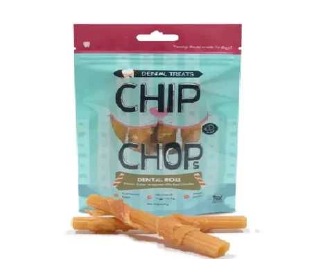 Chip Chops Dental Roll Peanut Butter Wrapped with Real Chicken at ithinkpets.com (1)