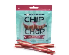 Chip Chops Dental Twist Chicken and Cranberry Flavor Dog Treat