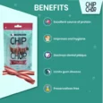 Chip Chops Dental Twist Chicken and Cranberry Flavor Dog Treat, 90 Gms