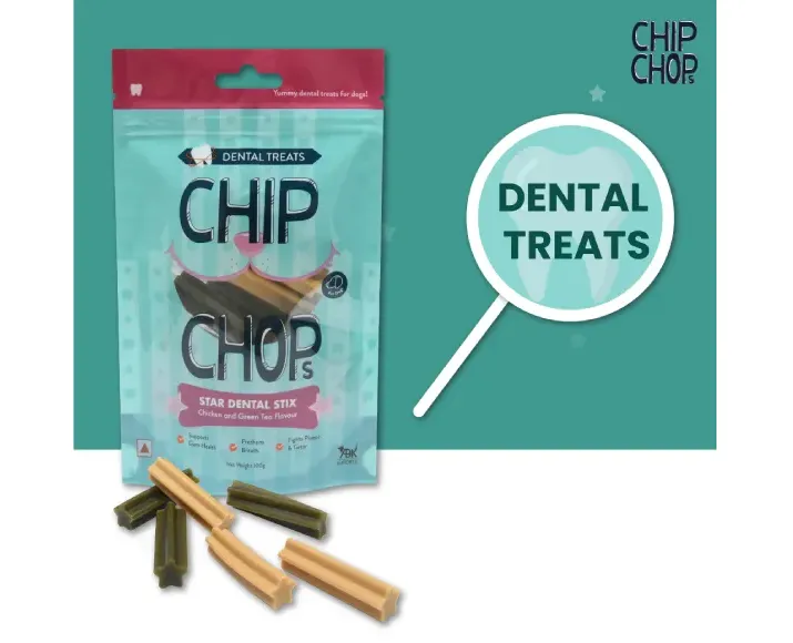 Chip Chop’s Star Dental Stix Chicken and Green Tea Flavor at ithinkpets.com (6)