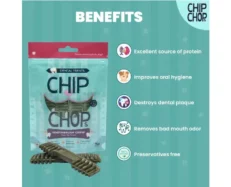 Chip Chops, Toothbrush Chew Green Tea Flavor (102 Grams) at ithinkpets.com (2)