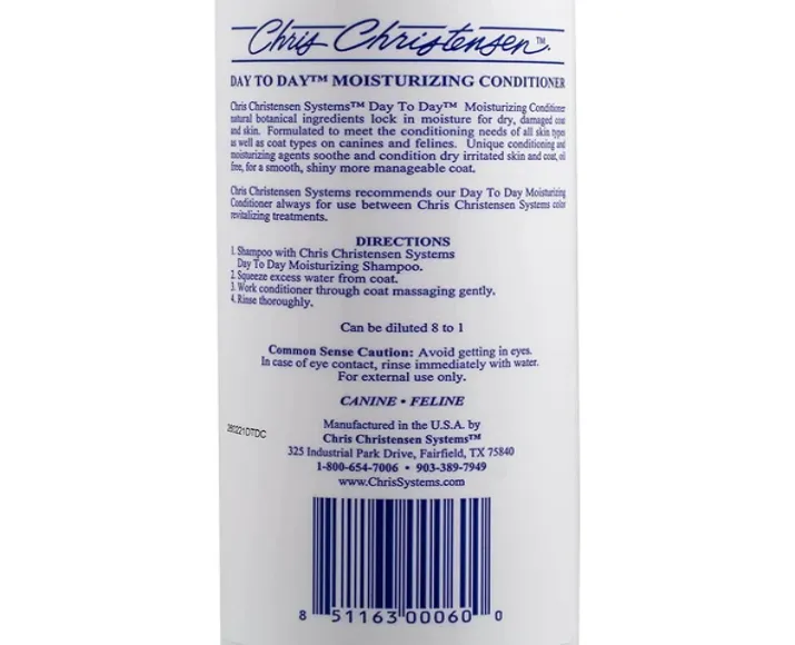 Chris Christensen Day to Day Moisturizing Pet Conditioner at ithinkpets.com (7)
