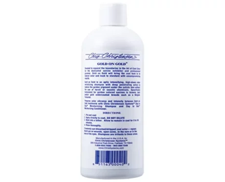 Chris Christensen Gold on Gold Pet Shampoo at ithinkpets.com (2)