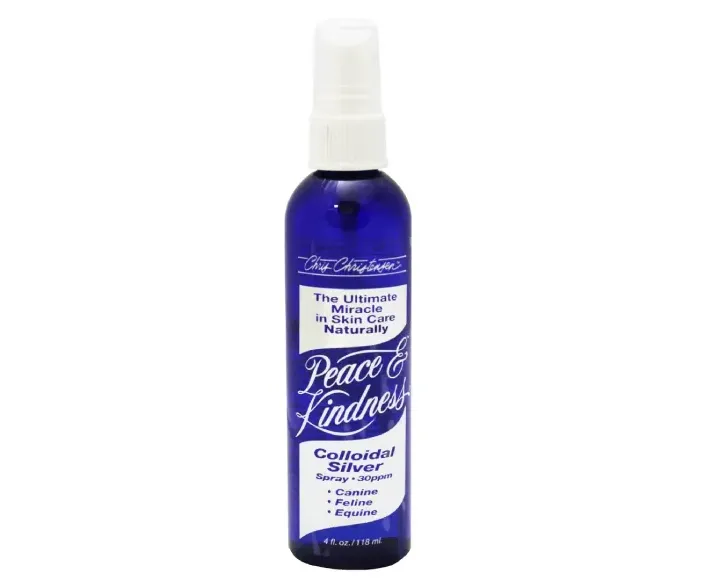 Chris Christensen Peace And Kindness Colloidal Silver Spray at ithinkpets.com (1)