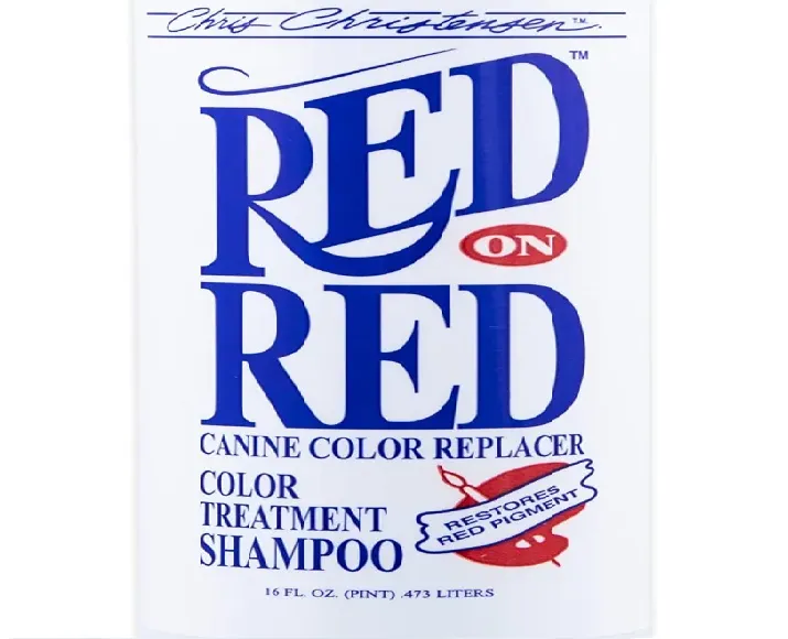 Chris Christensen Red on Red Pet Shampoo at ithinkpets.com (3)