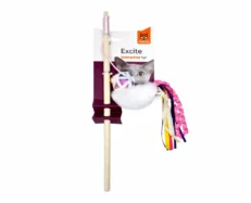 FOFOS Blocky Meow Bird Wand Catnip Toy, Cat and Kittens at ithinkpets (2)