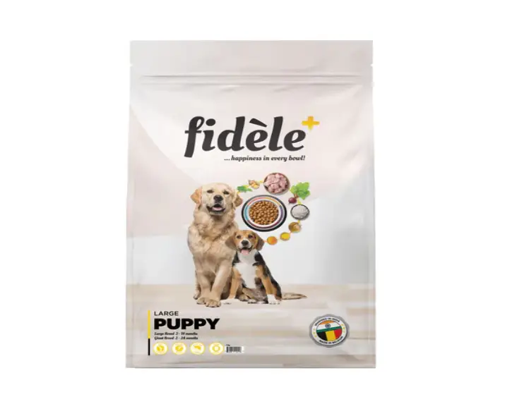 Fidele Plus Large Puppy Dry Food at ithinkpets.com (2)