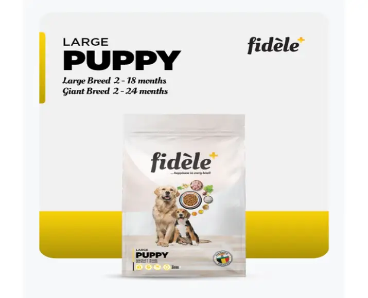 Fidele Plus Large Puppy Dry Food at ithinkpets.com (3)