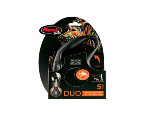 Flexi Classic DUO Cord Medium Retractable Leash, 16 ft at ithinkpets.com (2)