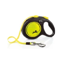 Flexi Large Neon Retractable Leash Tape, Holds upto 50 kg, 16 ft at ithinkpets.com (1)