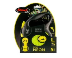 Flexi Large Neon Retractable Leash Tape, Holds upto 50 kg, 16 ft at ithinkpets.com (2)