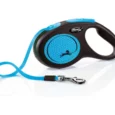 Flexi Medium Neon Retractable Leash Tape, Holds upto 25 kg, 16 ft