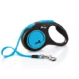 Flexi Small Neon Retractable Leash Tape, Holds upto 15 kg,16 ft