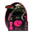 Flexi Small Neon Retractable Leash Tape, Holds upto 15 kg,16 ft