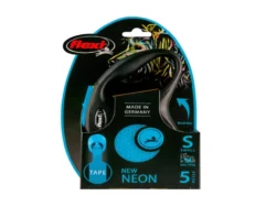 Flexi Small Neon Retractable Leash Tape, Holds upto 15 kg, 16 ft at ithinkpets.com (2)