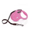 Flexi XS Neon Retractable Leash Tape, Holds upto 12 kg, 10 ft