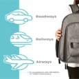 Fofos Expandable Backpack Carrier Grey