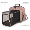 Fofos Expandable Backpack Carrier Pink