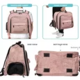 Fofos Expandable Backpack Carrier Pink