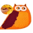 Fofos Snuffle Mat Owl Puppies and Dog Toy