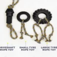 Fofos Tyre Large Rope Dog Toy Large Breed Puppy And Dog