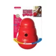 KONG Wobbler, Interactive Treat Dispensing Dog Toy, Red (Large)