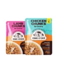 Kennel Kitchen Chicken Chunks and Lamb Chunks in Gravy Combo Puppy and Adult 6 pack each