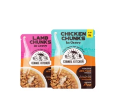 Kennel Kitchen Chicken Chunks and Lamb Chunks in Gravy Combo Puppy and Adult 6 pack each at ithinkpets.com (1)