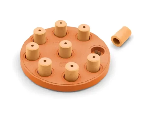 Outward Hound (Nina Ottosson) Dog Smart Composite Interactive Treat Puzzle Dog Toy, Orange at ithinkpets.com (1)