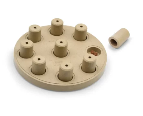 Outward Hound (Nina Ottosson) Dog Smart Composite Interactive Treat Puzzle Dog Toy, Tan at ithinkpets.com (1)