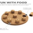 Outward Hound (Nina Ottosson) Dog Smart Composite Interactive Treat Puzzle Dog Toy, Tan