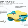 Outward Hound (Nina Ottosson) Dog Tornado Interactive Treat Puzzle Dog Toy, Blue