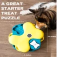 Outward Hound (Nina Ottosson) Dog Tornado Interactive Treat Puzzle Dog Toy, Blue