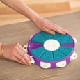 Outward Hound (Nina Ottosson) Dog Twister Interactive Treat Puzzle Dog Toy, Purple