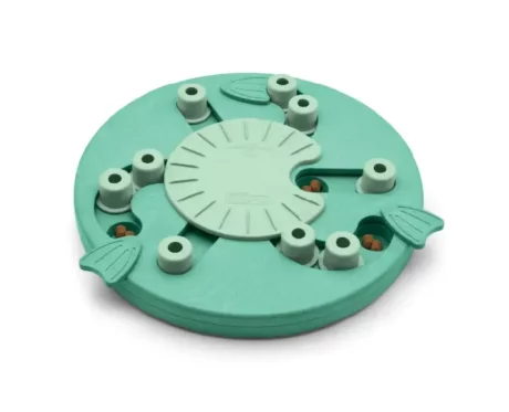 Outward Hound (Nina Ottosson) Dog Worker Interactive Treat Puzzle Dog Toy, Green at ithinkpets.com (1)